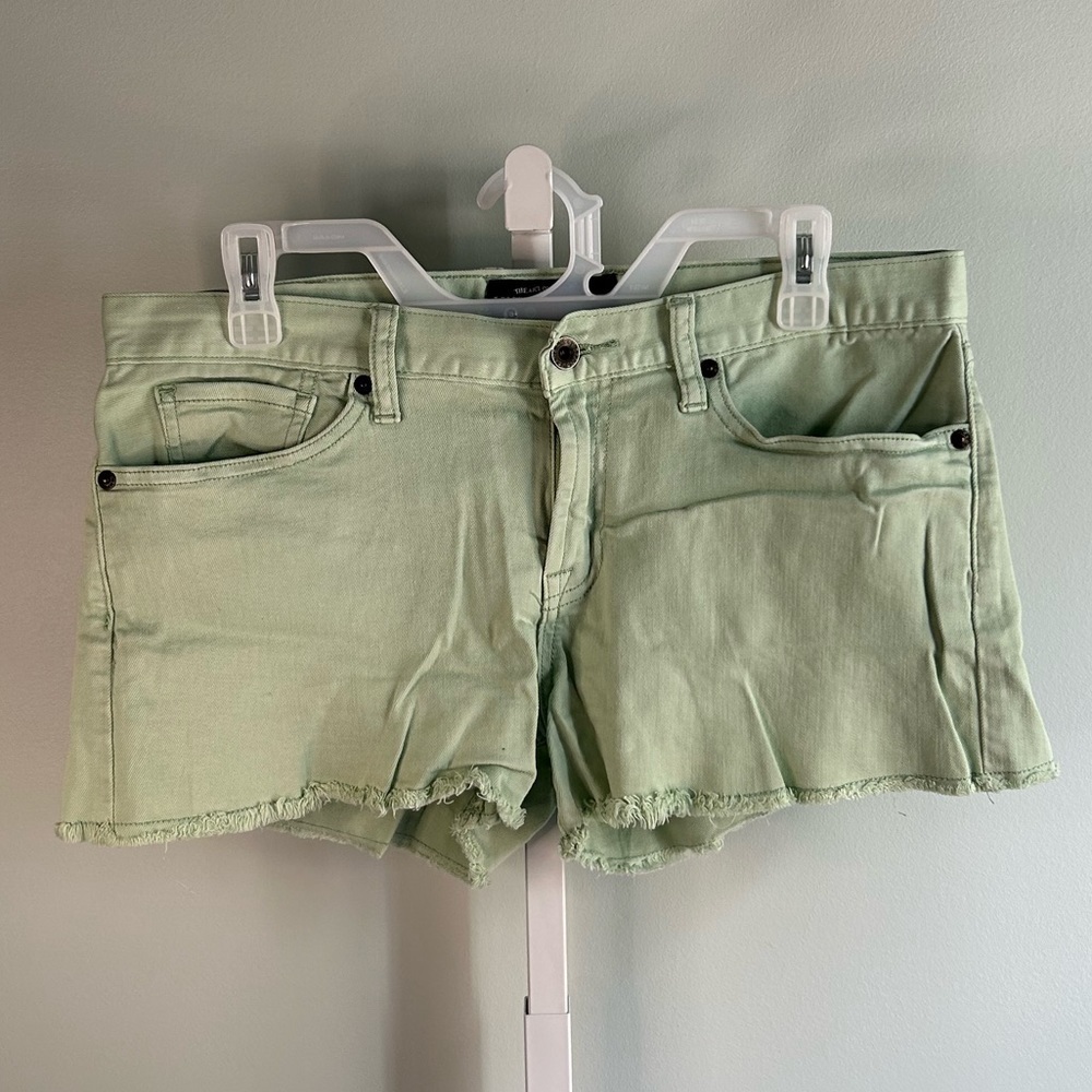 Lucky Brand Mint Green Denim Riley Short
